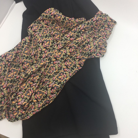 FINAL MARK-DOWN BLK100% POLYESTER W/CONTRASTING LS - Picture 5 of 6